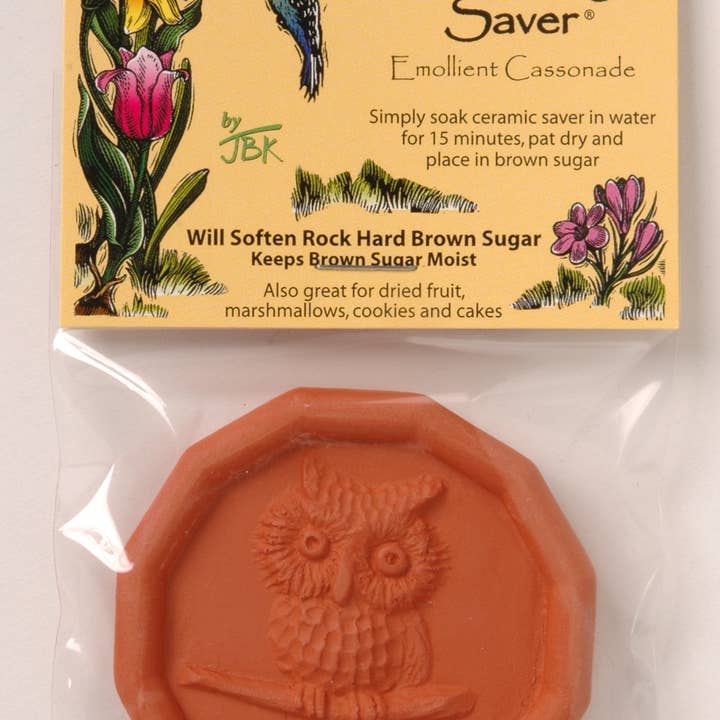 JBK Pottery - Wholesale Kitchen Tool/Gadget - Owl Design Ceramic Brown Sugar Saver11