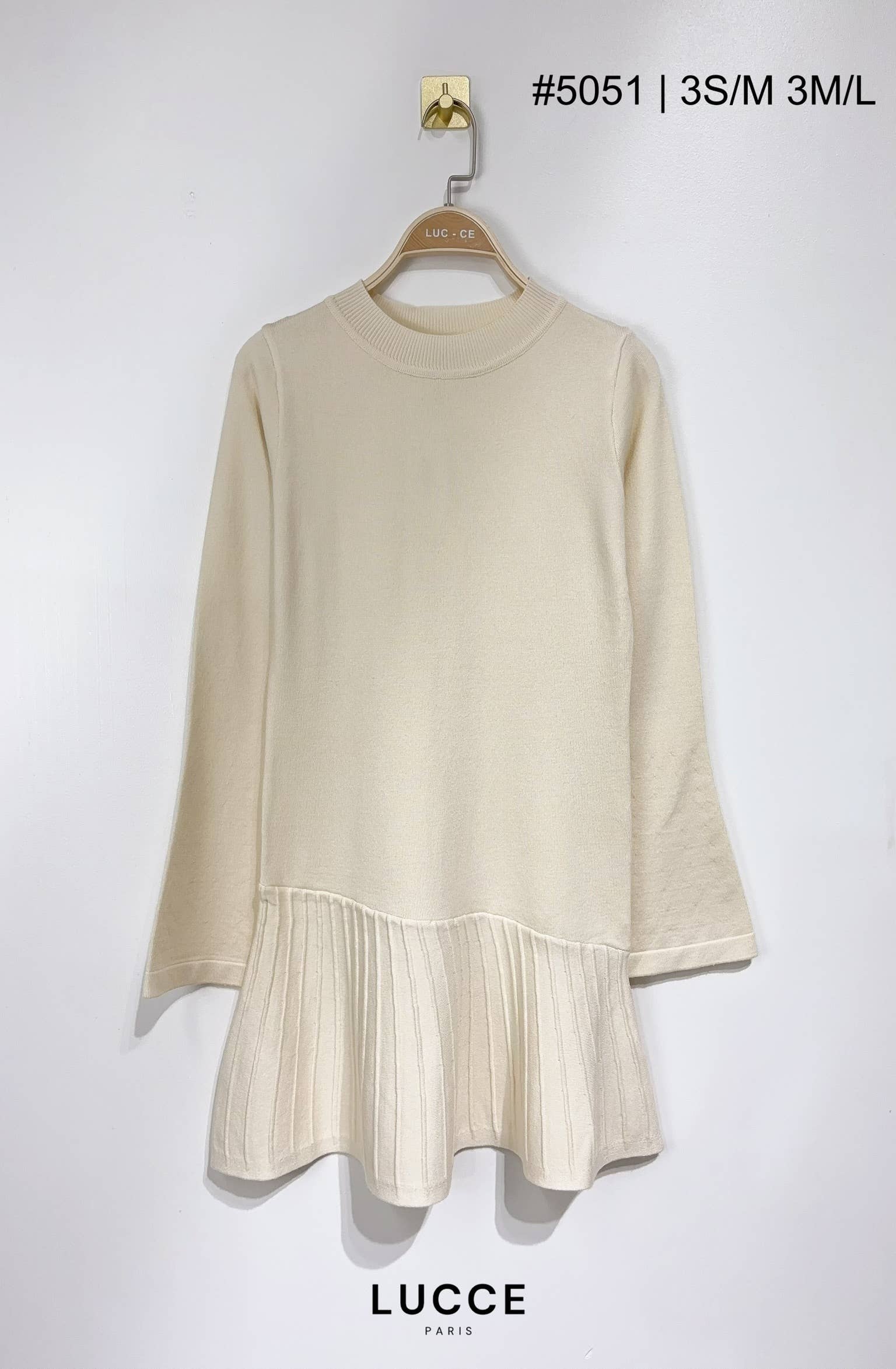 LUCCE - Wholesale Dress - Women's - Knit dress - RO50510