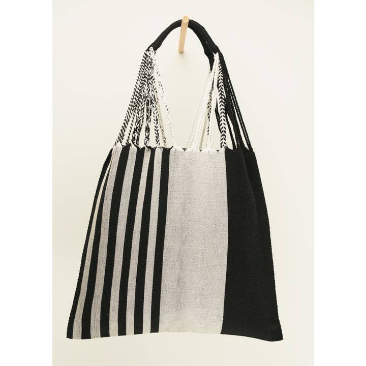 Rikita Chic - Wholesale Tote Bag - Women's - 004 BLACK & WHITE TOTE BAG