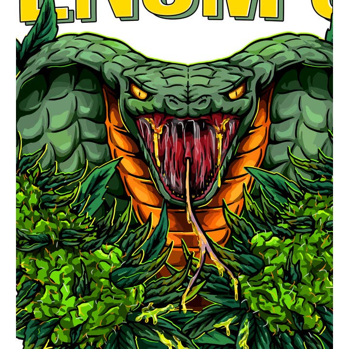 StonerDays Apparel - Wholesale Screen Printed T-Shirt - Men's - Venom OG White Tee5