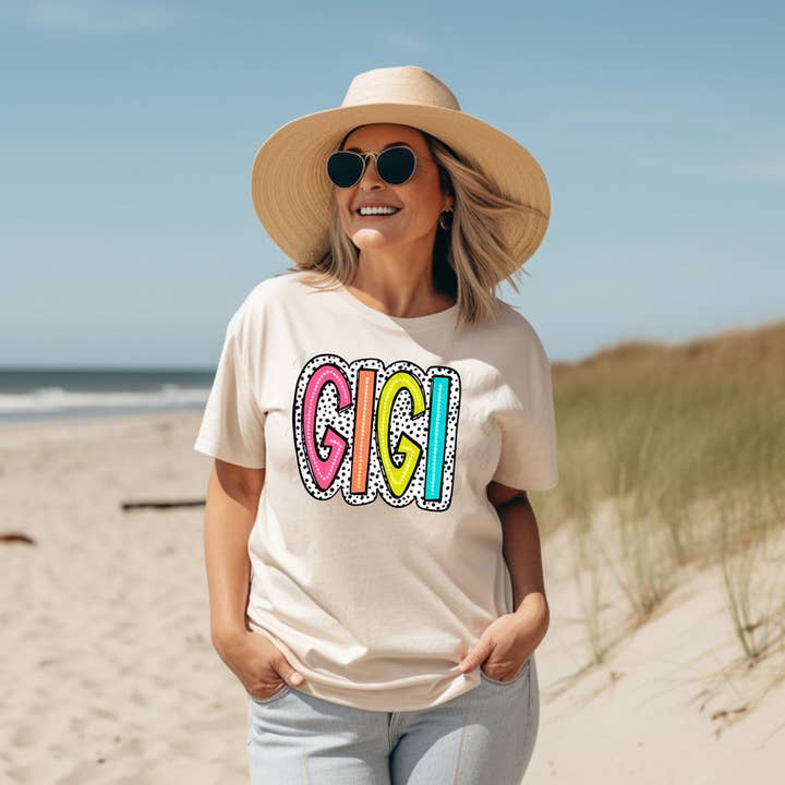 Trasferimento termico DTF Gigi Dalmatian Dots per la vendita all'ingrosso da parte di Trendy Transfers