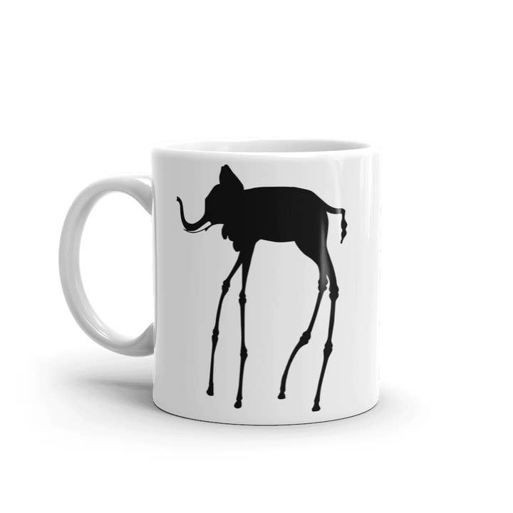 Art-O-Rama Shop - Venta al por mayor Taza - Taza con diseño artístico de Salvador Dalí con diseño de elefantes (1948)