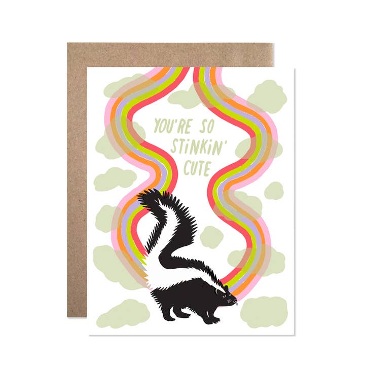 Hartland Cards - Wholesale Love Card - Love / Stinkin' Cute Skunk