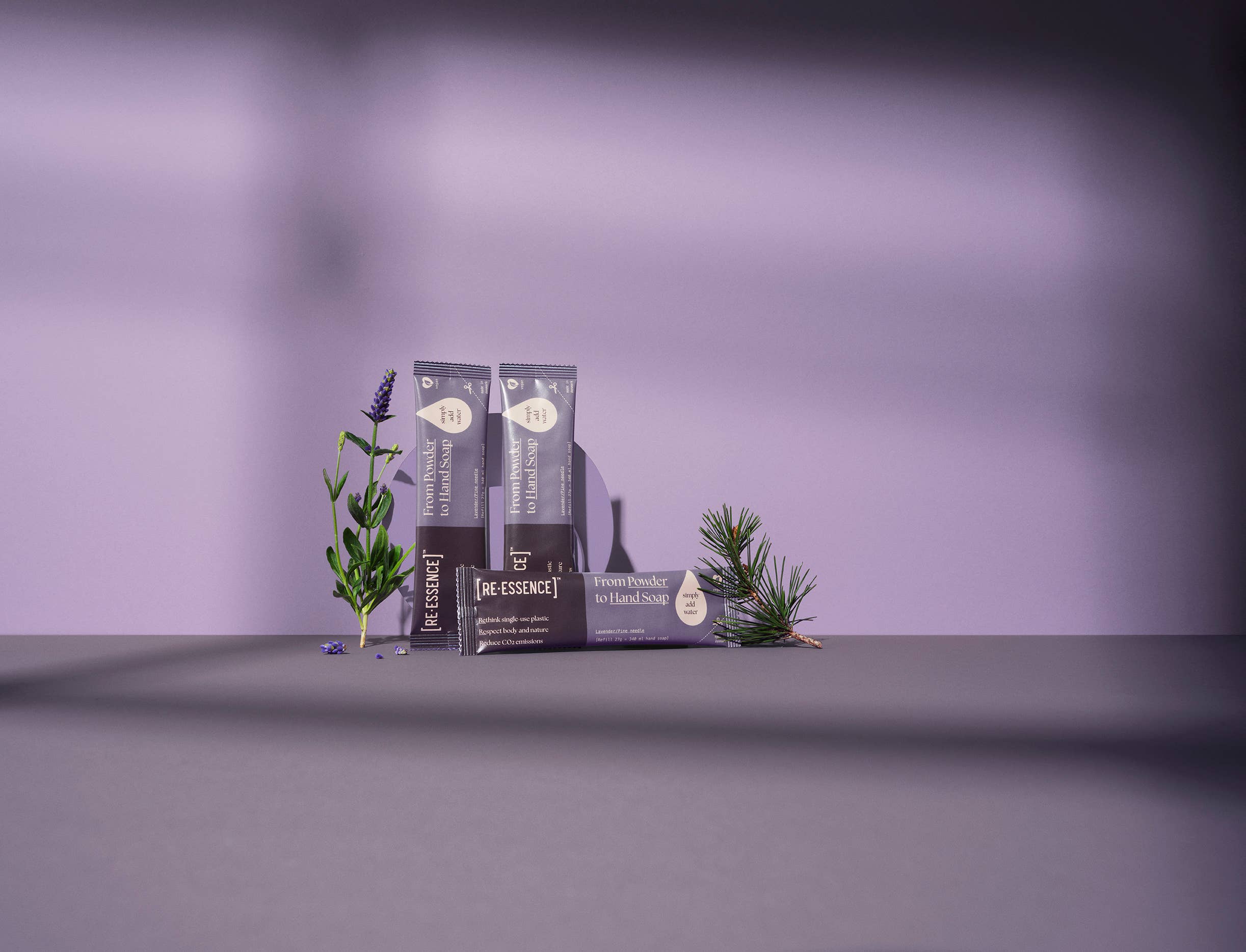 [RE·ESSENCE]® - Wholesale Hand Soap/Wash - HAND SOAP REFILL SET LAVENDER/PINE NEEDLE3