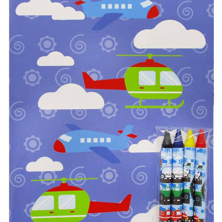 Tiny Mills - Wholesale Coloring & Activity Book - Kids & Baby - Transportation Vehicles Train and Construction Coloring Book2