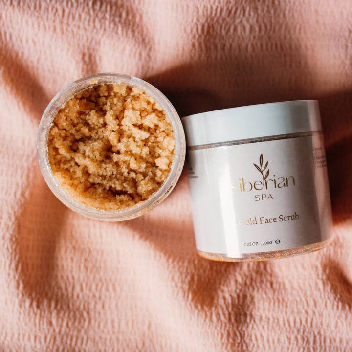 The Siberian Spa - Wholesale Facial Exfoliant/Scrub - 24K Gold Face Scrub4