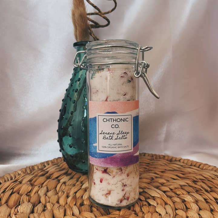 La note de Chthonic Co. Sels de bain Serene Sleep 4oz pour la vente par Chthonic Co.