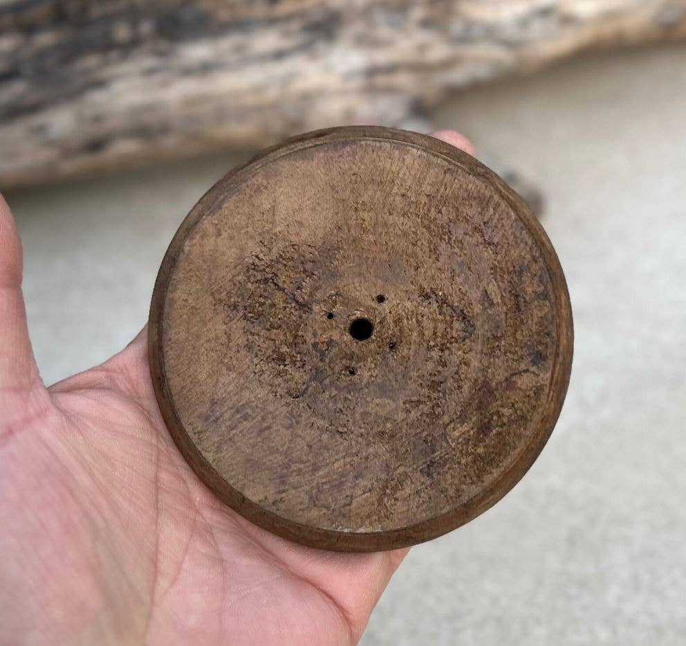 Lungta Imports - Wholesale Wierookhouder - Handgemaakte Tibetaanse wierookbrander, met de hand ingelegde steen Nepal3