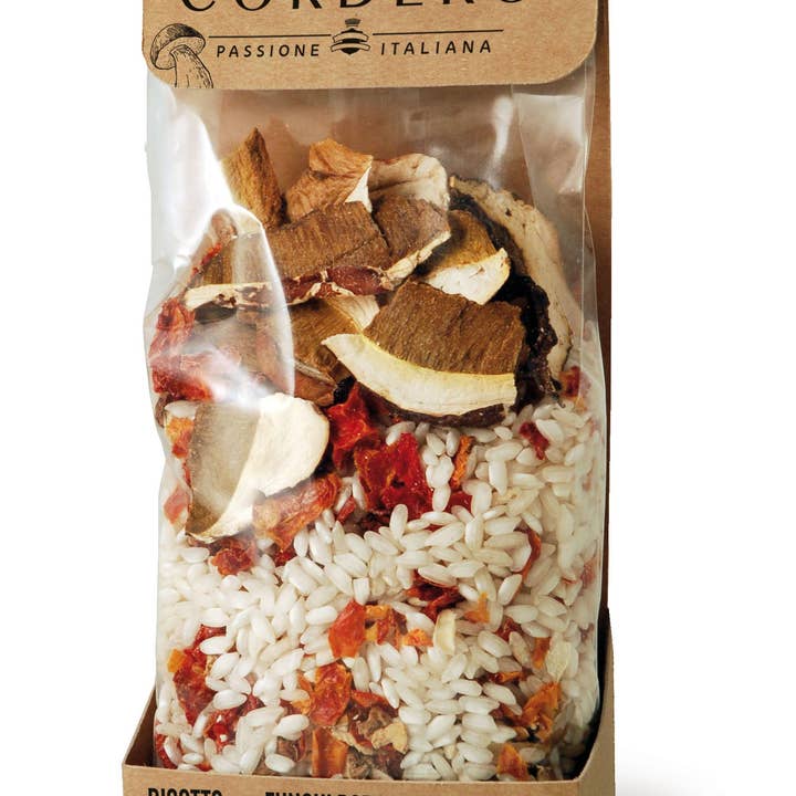 M5 Corporation - Wholesale Risotto - "Cordero" Risotto with Porcini mushrooms and Tomato, 10.58oz