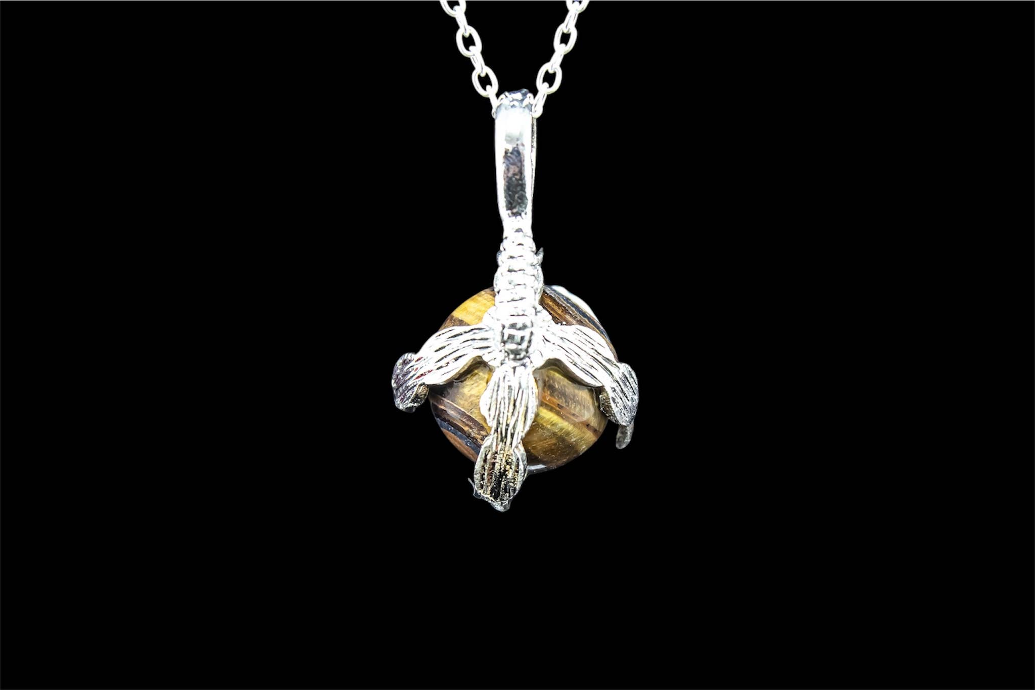 Quasar Gems USA - Vendita all'ingrosso Collana con ciondolo/pendaglio - Collana con ciondolo a sfera di pietra preziosa in artiglio5