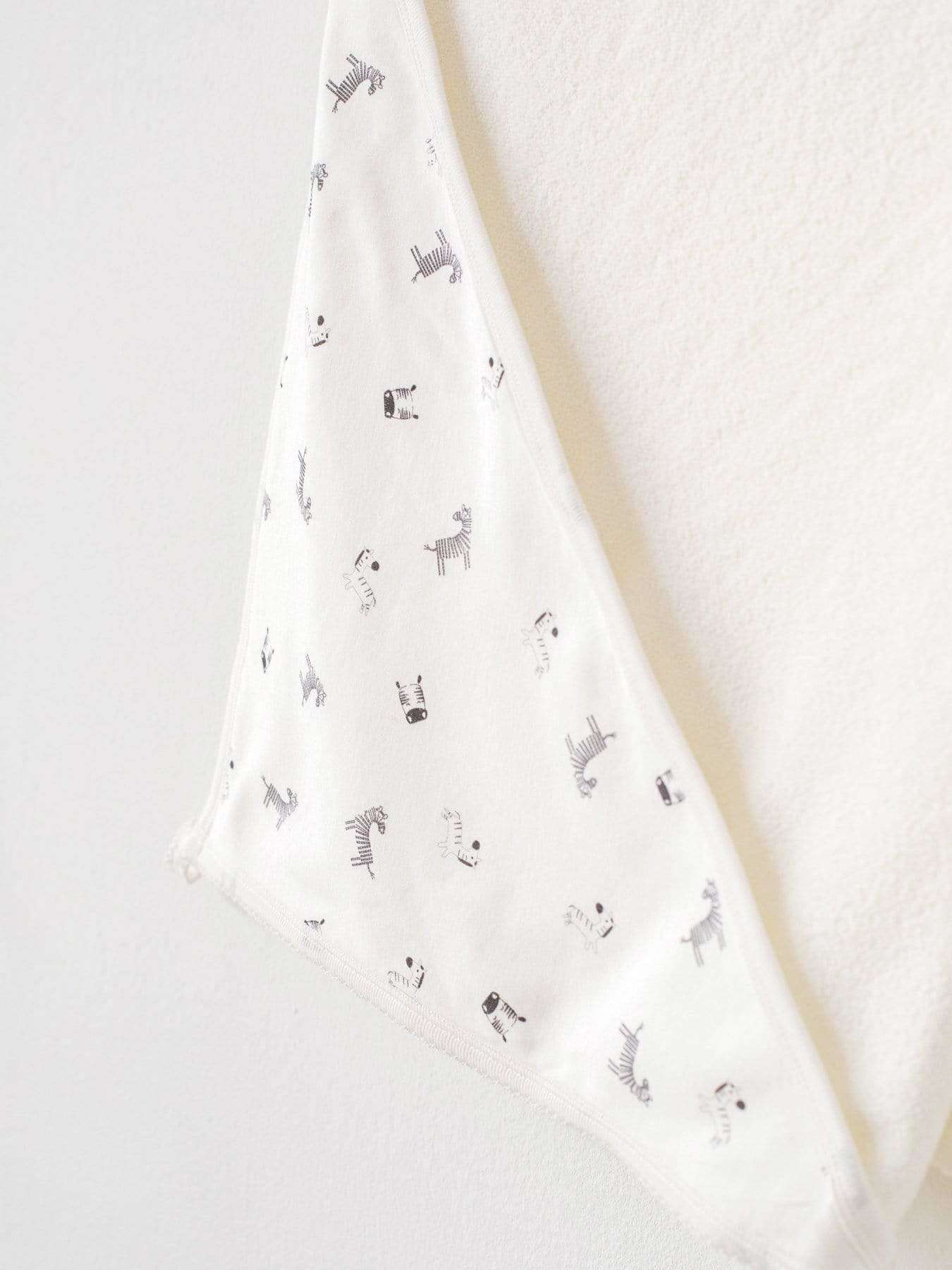 Andywawa – wholesale Handduk med huva - Barn och baby – ZZZ Zebra Print baby huva handduk set, 3 stycken baby bad Set2