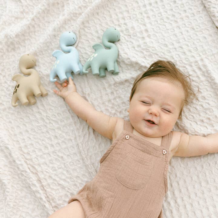 Winnie Parkes - Wholesale Teether (Not Clip-On) - Baby - Diplo the Dino-Dragon Natural Rubber Teether
