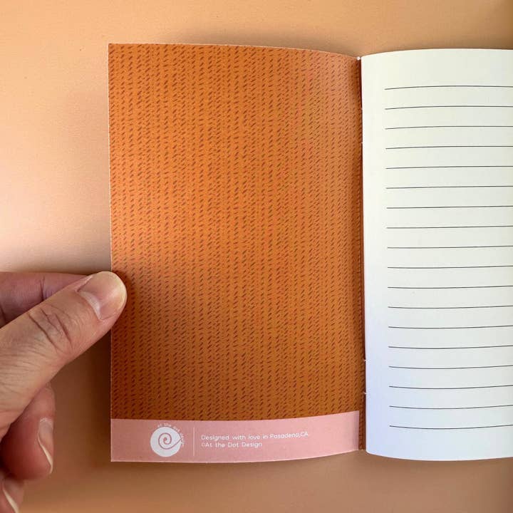 At the Dot Design – wholesale Notebook – Rattlesnake Pocket Notebook2