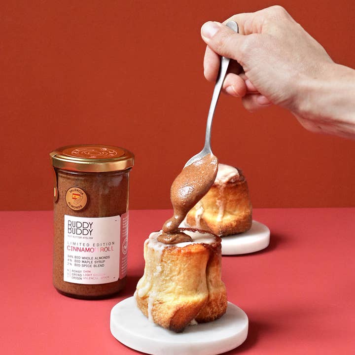 BUDDY BUDDY - Vente Beurres de noix - Beurre de noix roulé à la cannelle biologique – Amandes, Érable & Vanille3