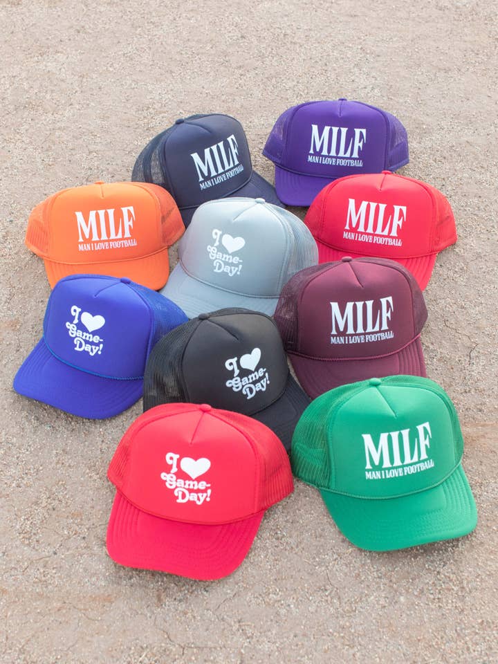 Game Day Football Season Mesh Trucker Hat Cap for wholesale by Space 46 Wholesale