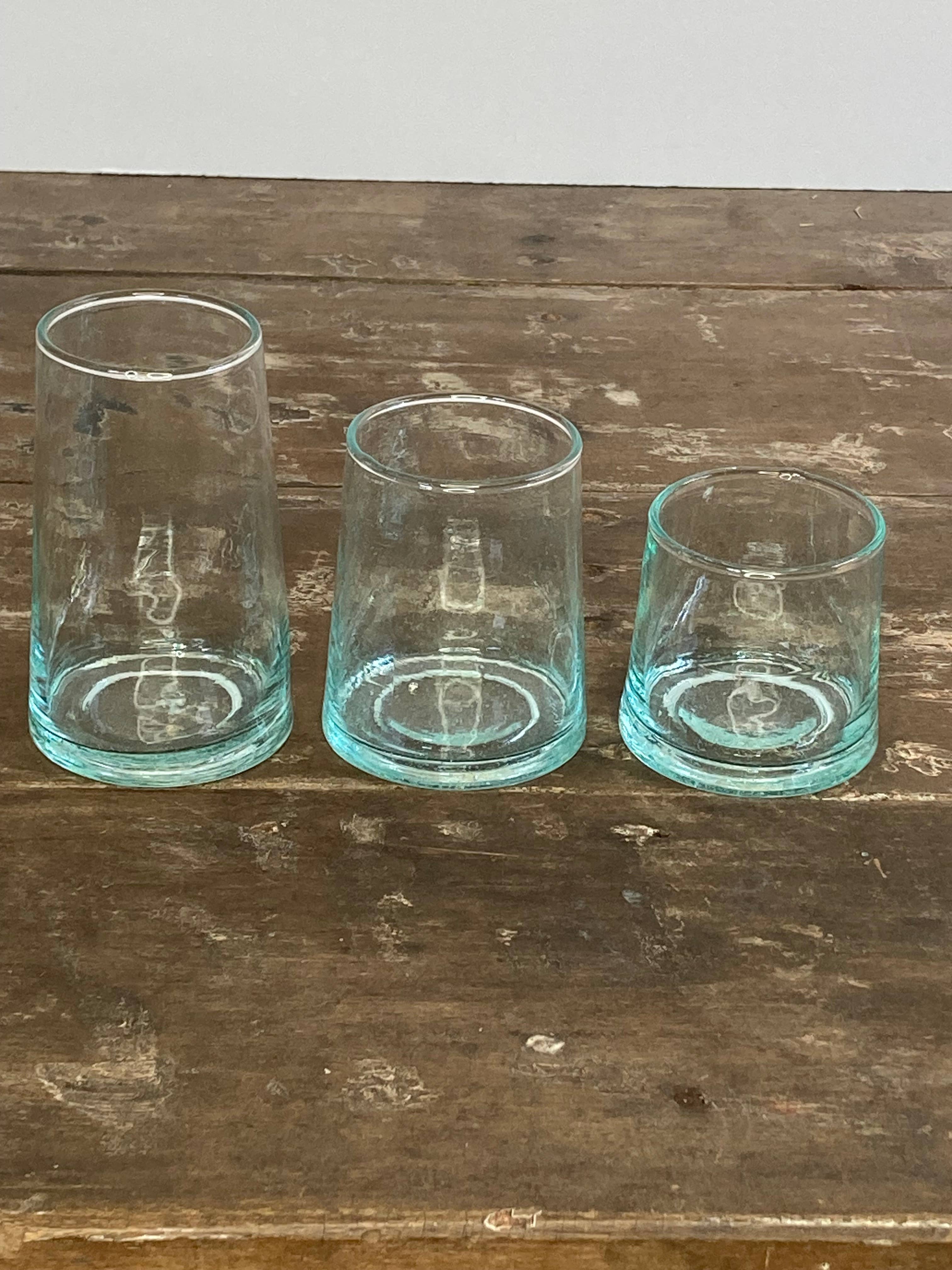 Medina - Wholesale Drinking Glass/Cup - Recycled Water Glasses, Pyramid Shape1