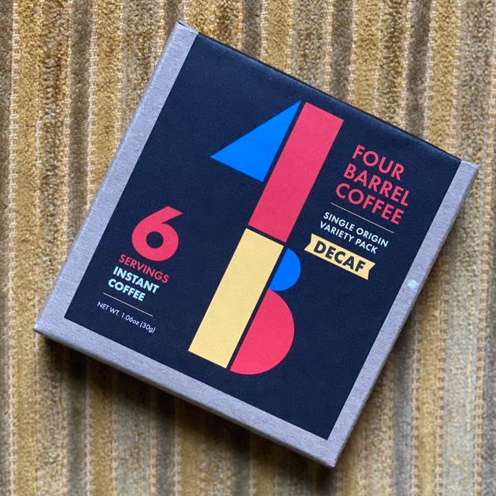 Instant - Single Origin Decaf Pack for wholesale by Four Barrel Coffee