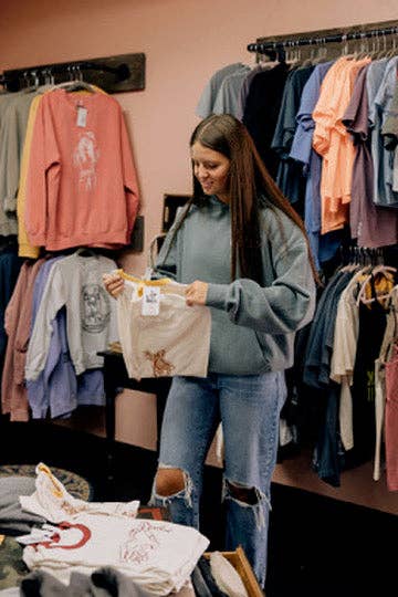 Outlaw Cowgirl Crewnecks - Watermelon for wholesale on Faire8