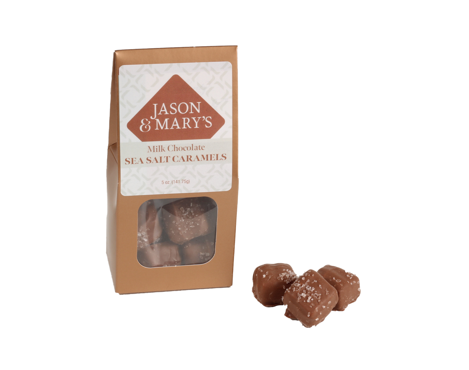 Coblentz Chocolate Company - Vente Friandises enrobées de chocolat - Caramels au sel de mer au lait1