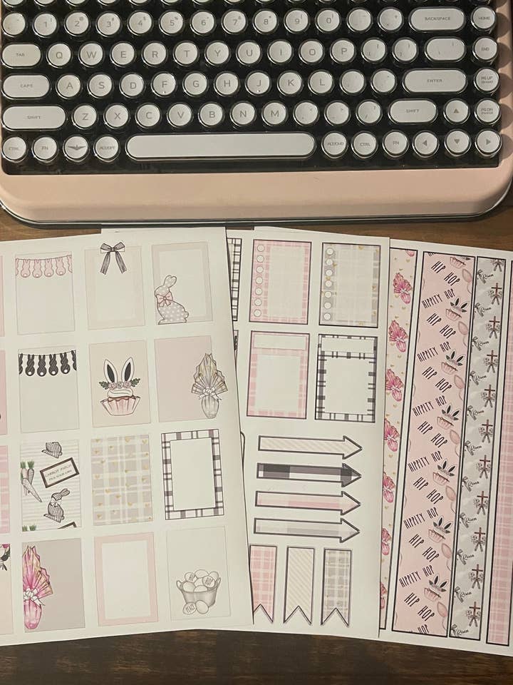 Easter Planner Sticker Set for wholesale by Kristie’s Creativity Barn