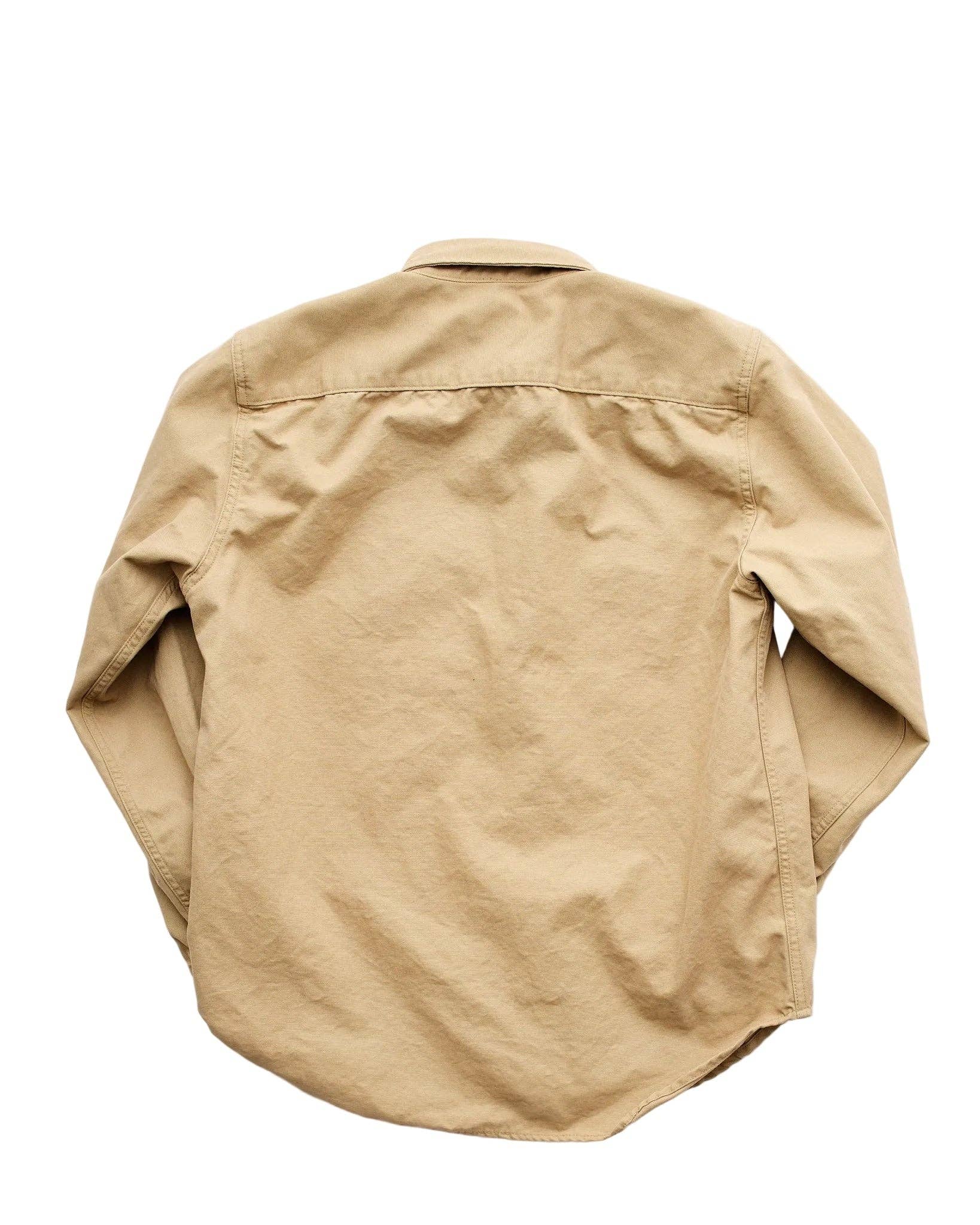 Grown and Sewn - Wholesale Button Down Shirt - Men's - Walsh Work Shirt - 8 oz. Brushed Canvas - Khaki3