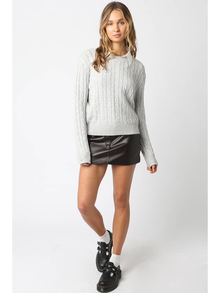 Olivaceous - Wholesale Knit Top - Women's - Tessa 2 in 1 Sweater Top12