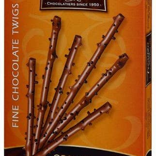 Brindilles de chocolat belge à l'orange 125 g. Trianon pour la vente par Gourmandise