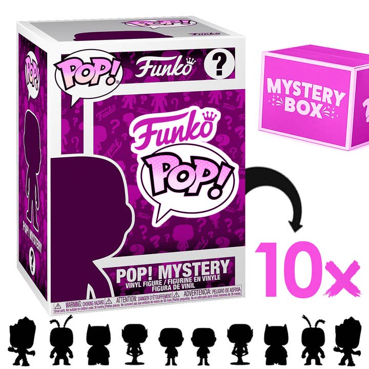 Pops Distro Inc - Wholesale Figurine Toy - Kids - Funko Pop 10x Mystery Box Starter Kit | Wholesale Bulk Vinyl Figures | Perfect for Retail Resellers
