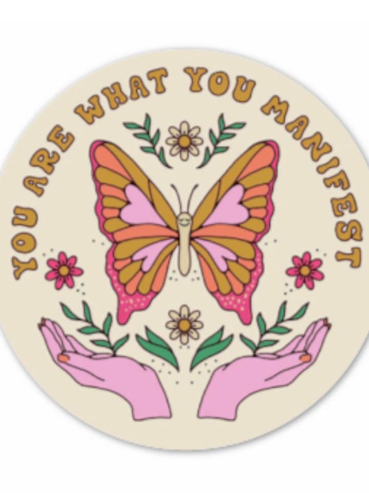 Manifest Sticker for wholesale by Kira Cyan