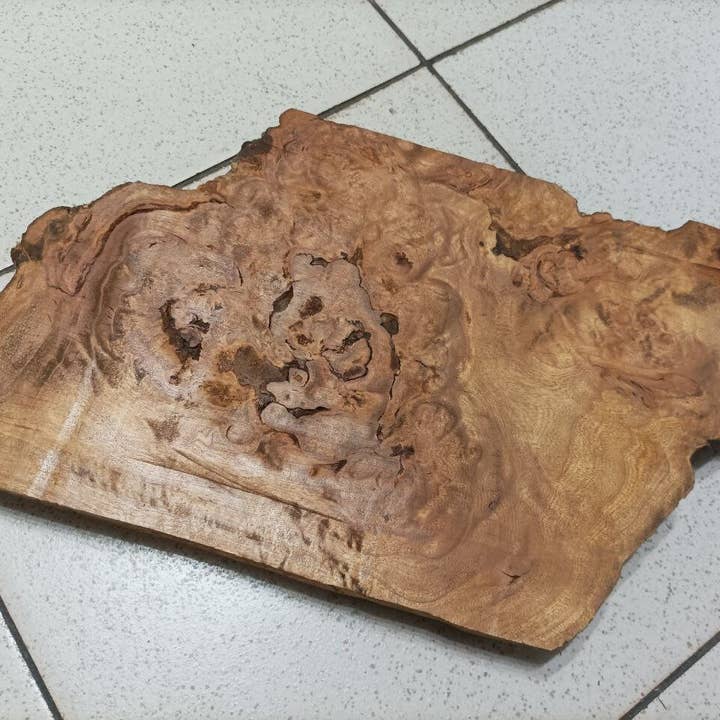 Bloco de Madeira de Álamo Burl para Corpo de Guitarra Trabalhos em Madeira #10 por atacado de Prut63683
