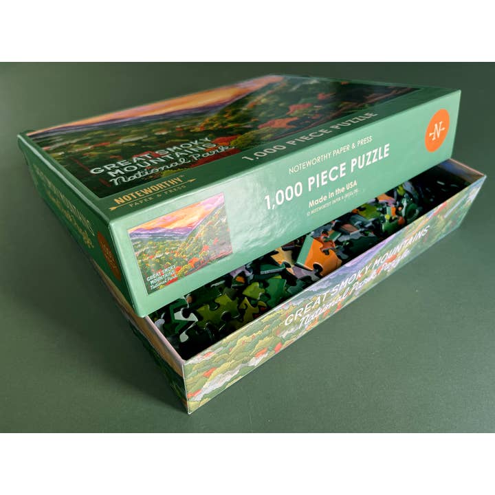 Noteworthy Paper & Press - Wholesale Puzzle - Adult - Great Smoky Mountains National Park Puzzle