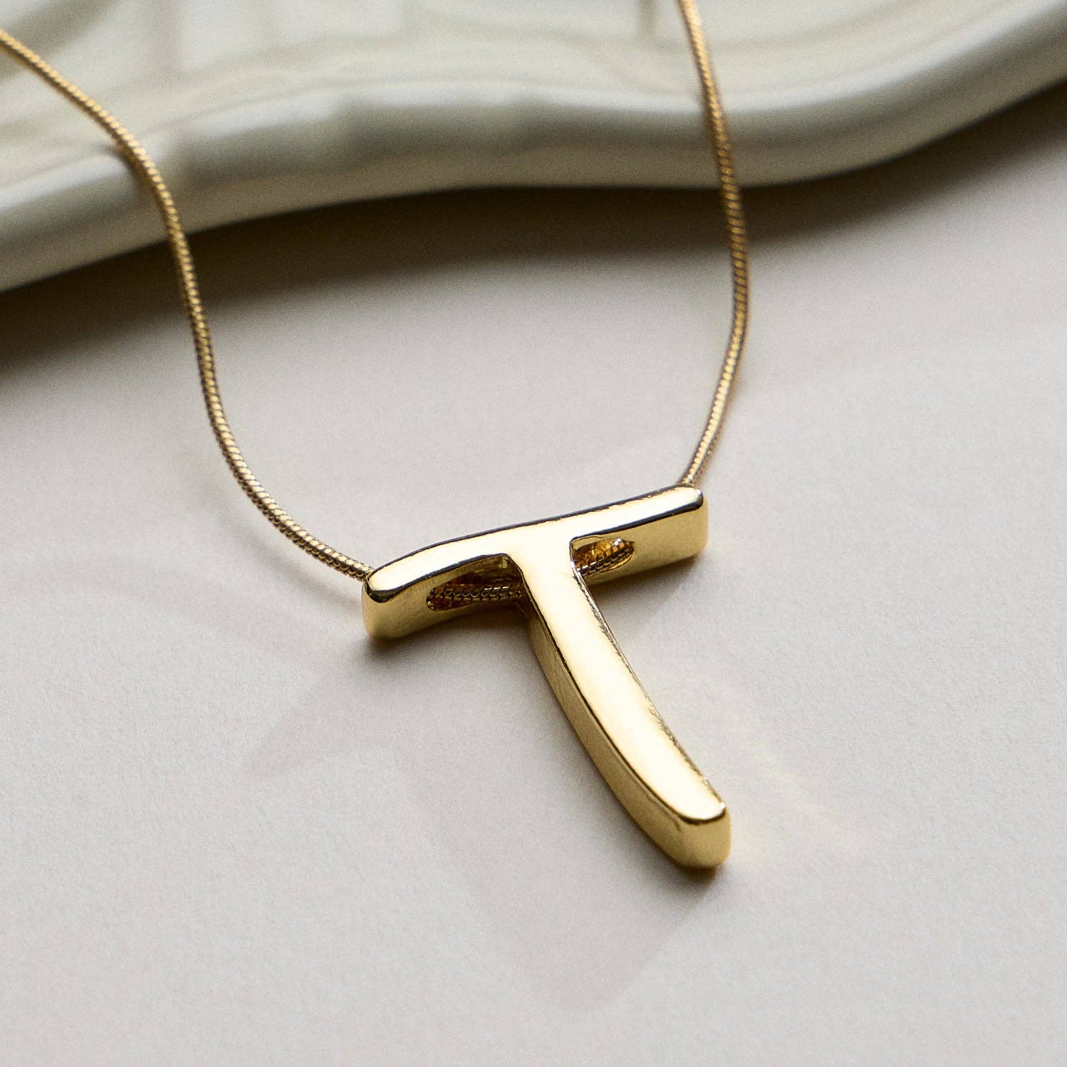 Frem - Wholesale Pendant/Charm Necklace - A Set of 16 Letters Gold Dipped Necklace – Gold & Silver Alphabet Charm Jewelry46