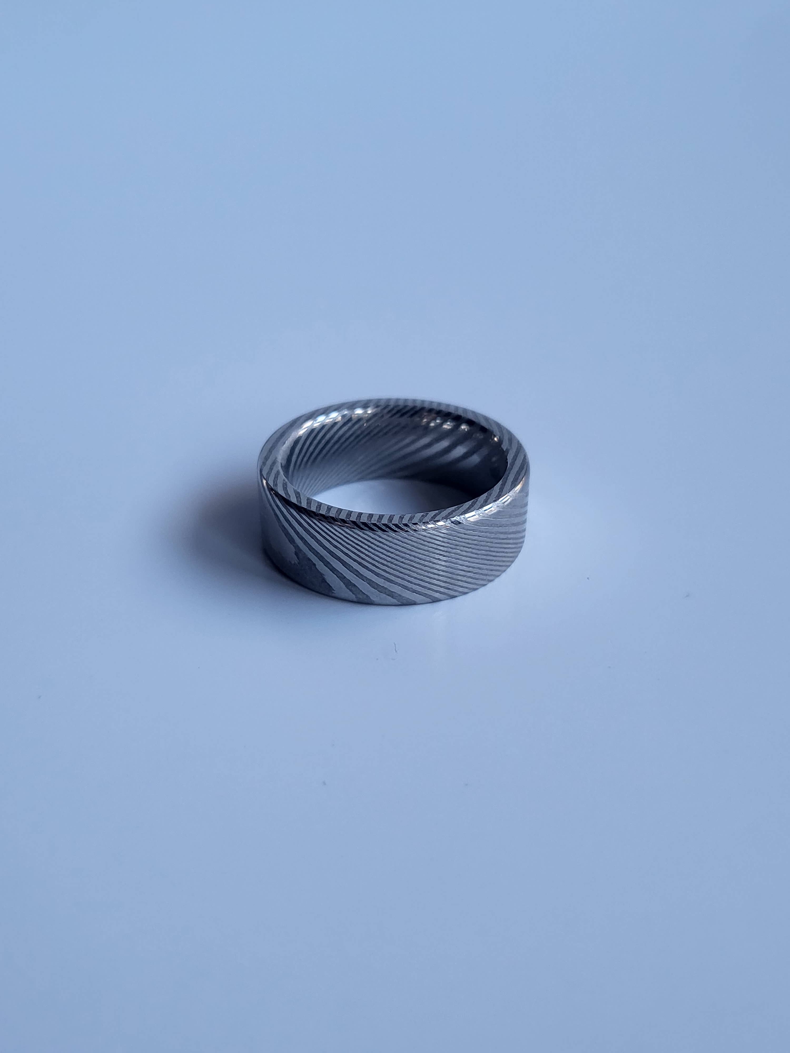 Natural Evolution Design - Wholesale Band/Stacked Ring - Damascus Steel Ring1