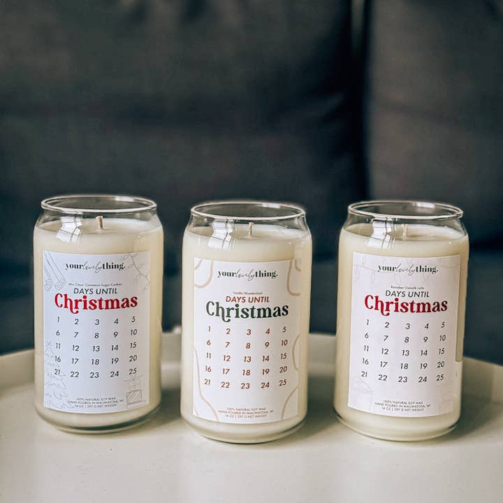 Advent Calendar Candle / Christmas countdown for wholesale by Your Lovely Thing
