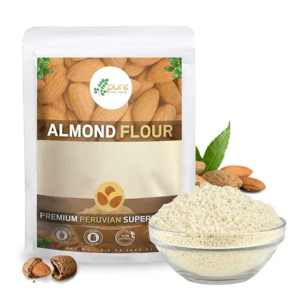 Pure Inka Foods Canada - Wholesale Flour - Almond Flour (1KG) 10 Packs0