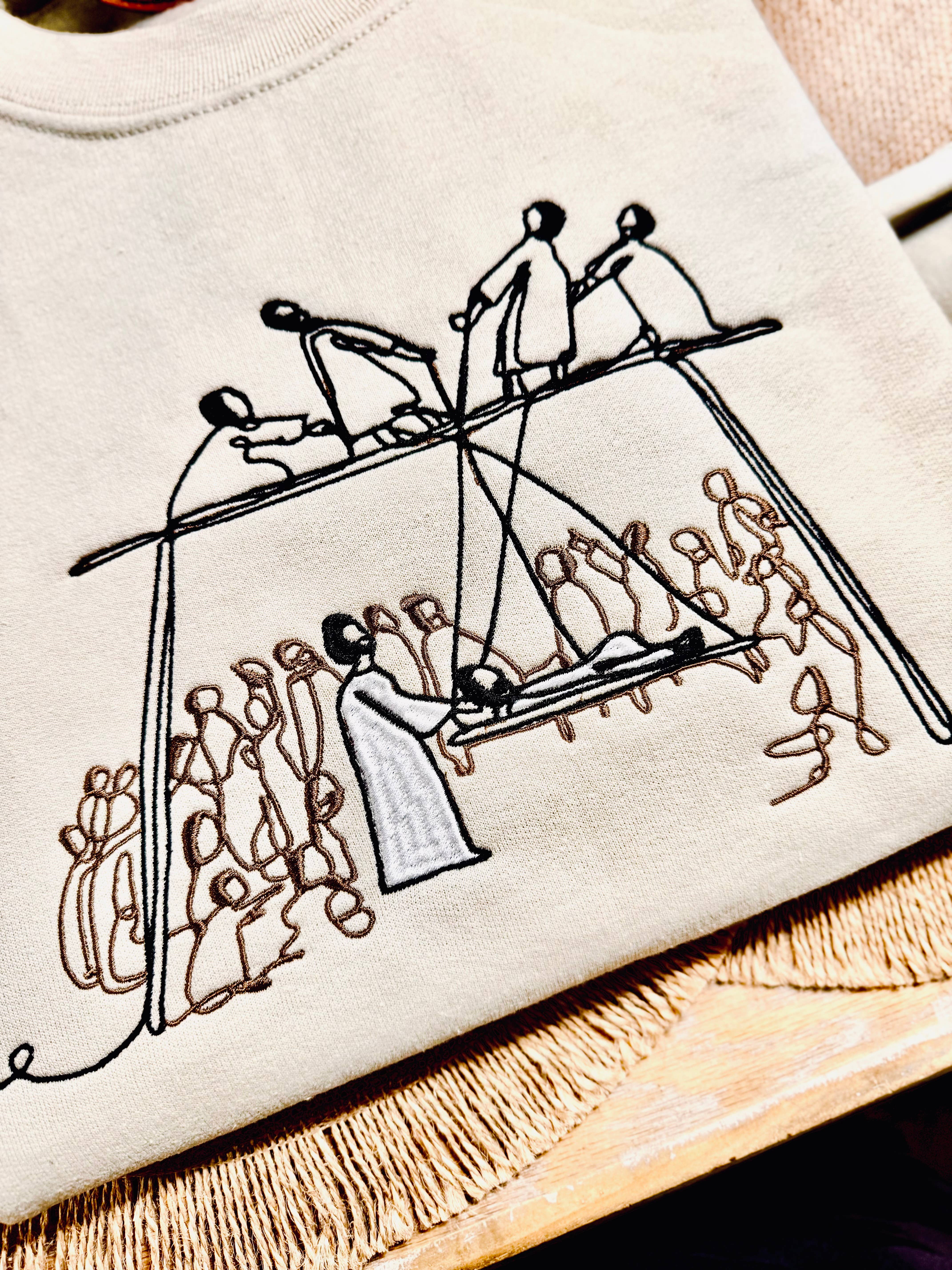 Gospel Gear Co - Venta al por mayor Camiseta - Unisex - Camiseta Bordada de Jesús Sana al Paralítico1