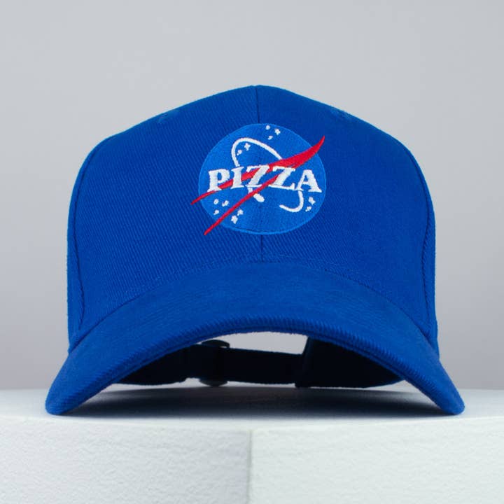 Cappello da baseball Pizza/NASA - Brand Twisters per la vendita all'ingrosso da parte di Hatty Hats Embroidery