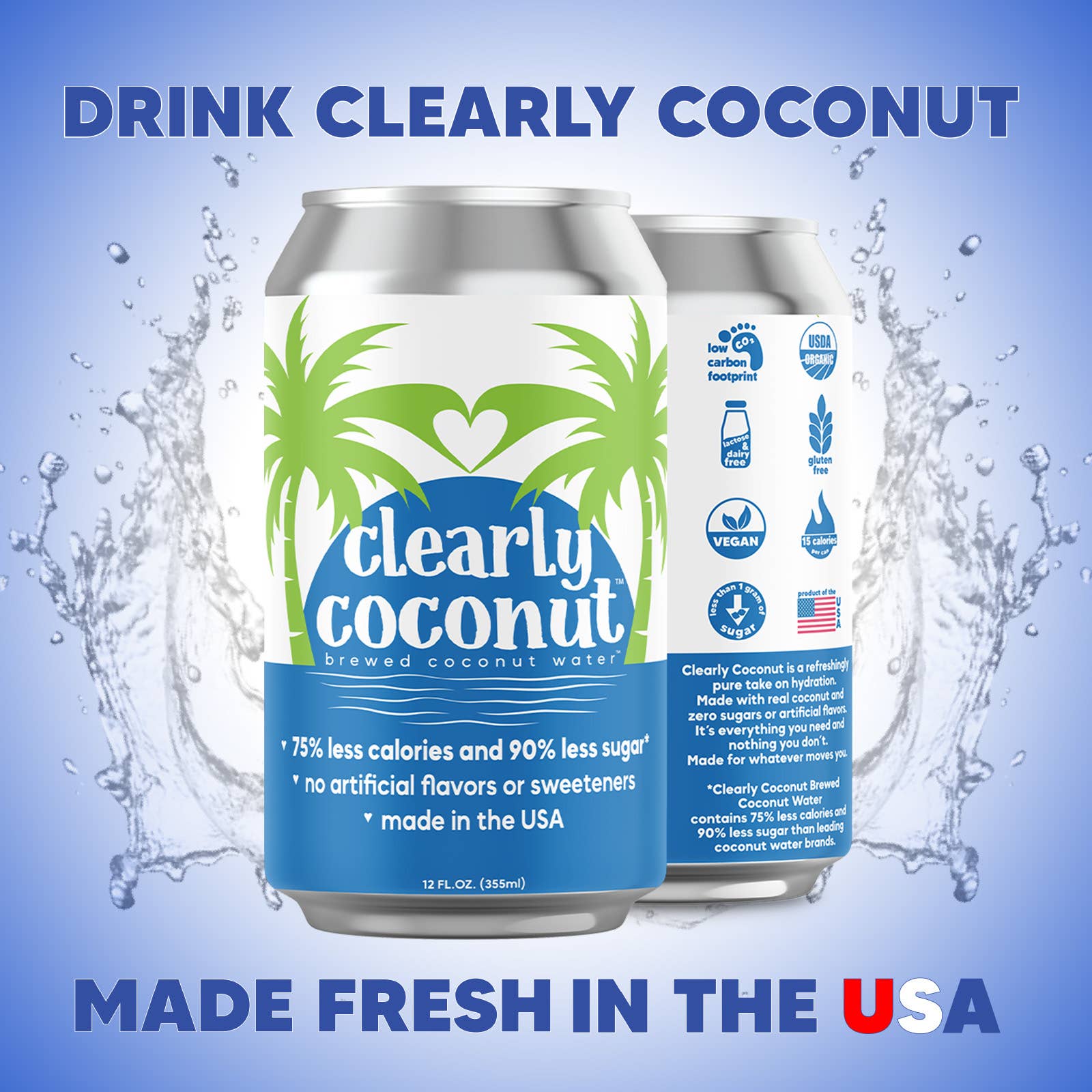 Clearly Coconut - Wholesale Flavored/Infused Water (Non-Carbonated) - Clearly Coconut Brewed Coconut Water4