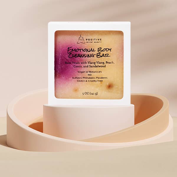 Reinigender Seifenriegel EMOTIONAL BODY für den Großhandel von Positive Intent Beauty