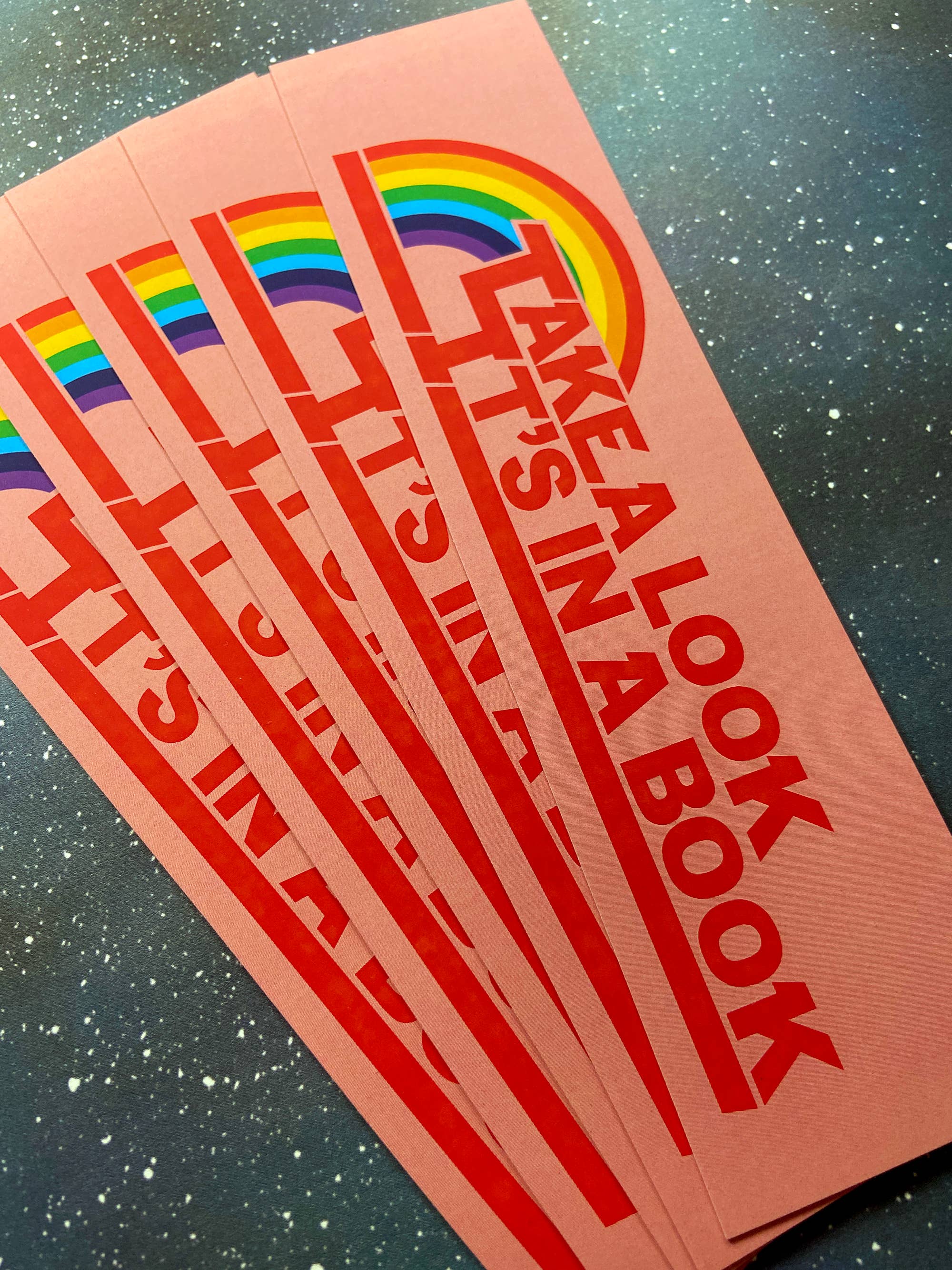 The Red Swan Shop - Wholesale Bookmark - Bookmark - Take A Look It's In A Book1