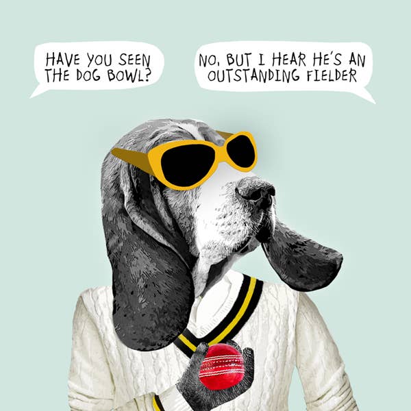 Sally Scaffardi Design – wholesale Everyday greeting card – OB020 ... Cricket Humour Greeting Card
