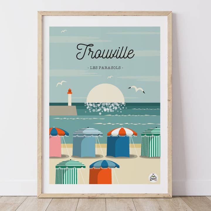 Les Petits Yéyés - Wholesale Poster - TROUVILLE Poster - The Parasols