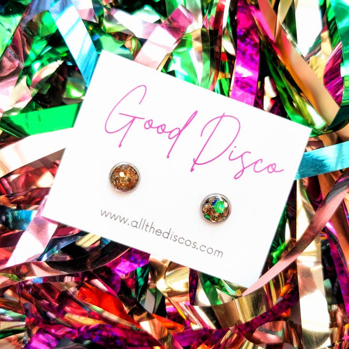 All The Discos - Wholesale Stud/Post Earrings - Good Disco Stud Earrings15