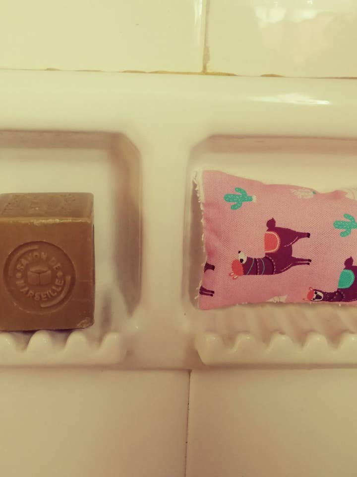 Esponja lavável com estampa de lhama por atacado de Funnycreation