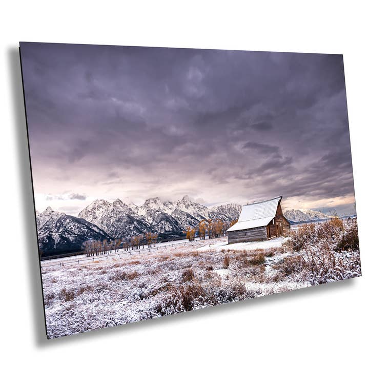 Moulton Barn Photo Print | Sunrise | Rustic Charm for wholesale by Clifton Haley Photography