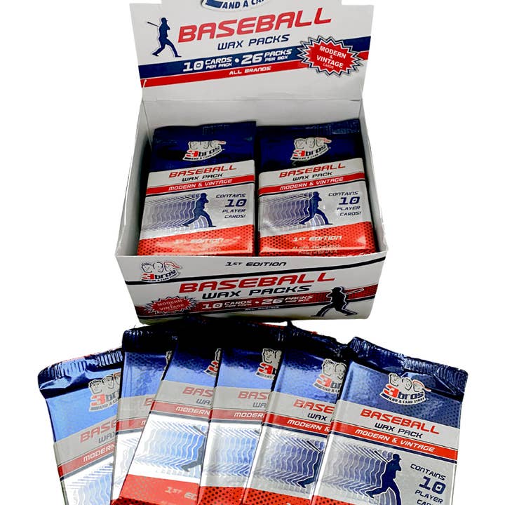 3bros And A Card Store - Wholesale Card Game - Sealed MLB Wax Packs
