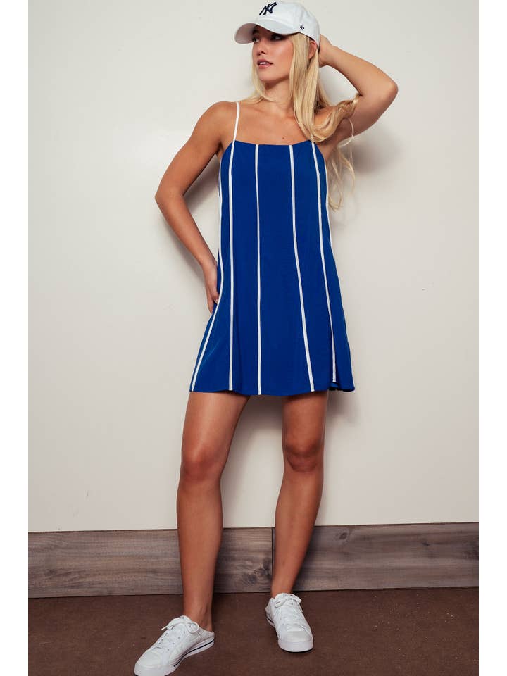 Urban Daizy - Wholesale Dress - Women's - Striped A-Line Mini Dress6