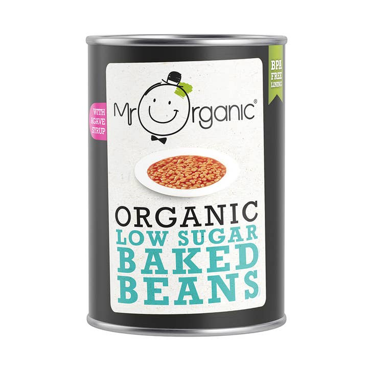 Mr Organic - Wholesale Beans - Organic Low Sugar Baked Beans 400g0