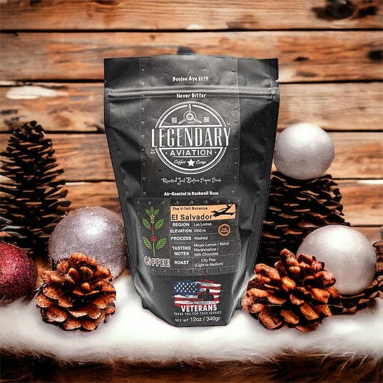 Legendary Aviation Coffee Company - Wholesale Coffee Beans - V-Tail Bonanza | El Salvador - Best Seller9