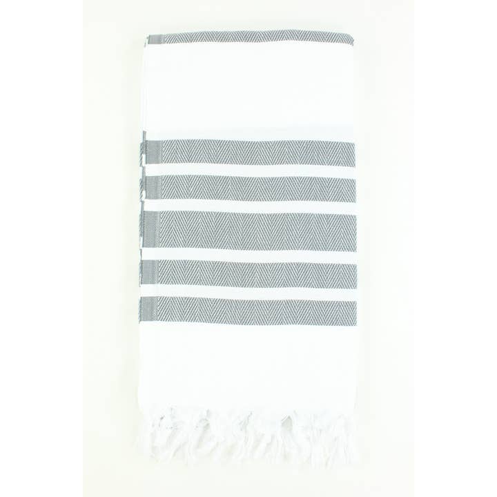 Premium Turkish Herringbone Pattern Towel for wholesale by TURKISH LINEN & TOWELS